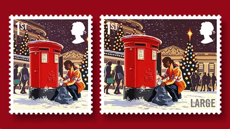 Royal Mail Focuses On Mailboxes On Its New Christmas Stamps