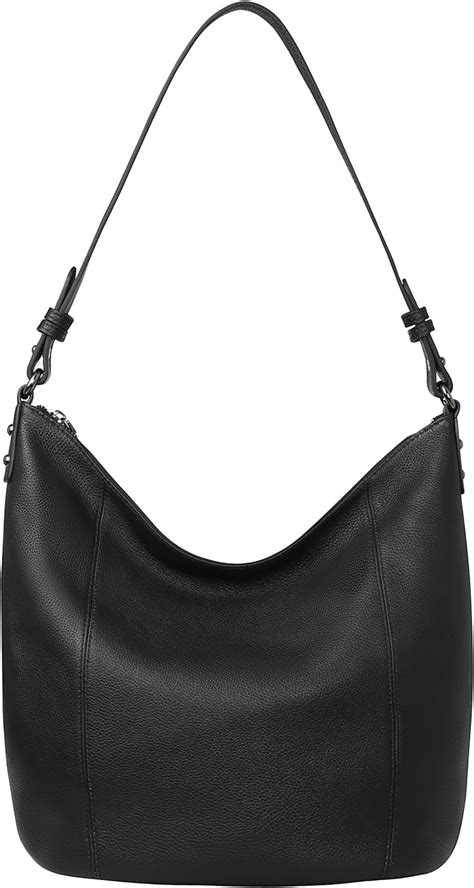 Iswee Soft Leather Hobo Bag Womens Shoulder Bags Bucket