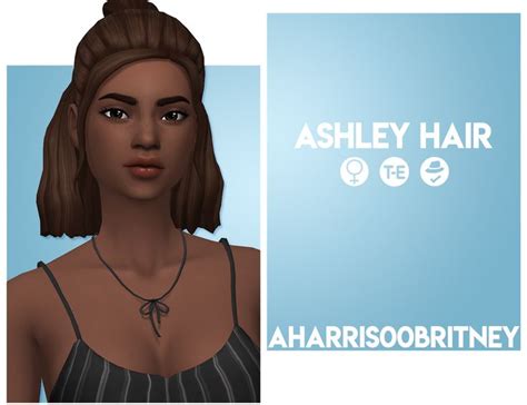Ashley Hair Aharris00britney Sims 4 Characters Sims Hair Sims Mods