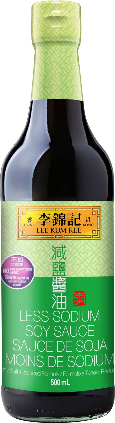 Less Sodium Soy Sauce No Preservatives Added Lee Kum