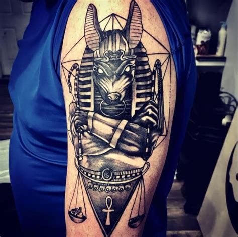 Anubis Tattoos Anubis Tattoo Tattoos For Guys Egyptian Tattoo Sleeve