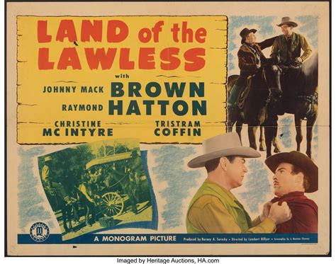 Land of the Lawless & Other Lot (Monogram, 1947). Folded, Fine. | Lot