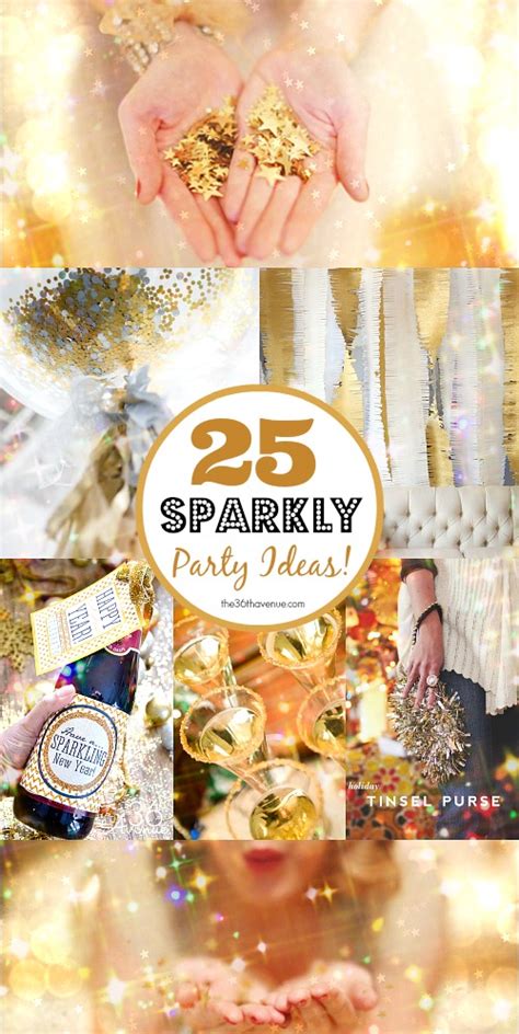 The 36th Avenue 25 Diy Sparkly Ideas ~ New Years The