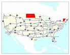 Printable Us Map With Interstate Highways - Printable US Maps