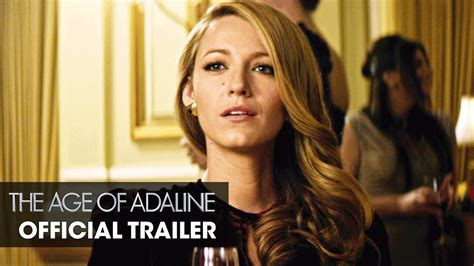 The Age Of Adaline 2015 Movie Blake Lively Official Trailer Youtube