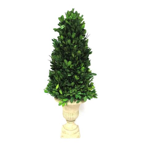 Nearly Natural 35 In Double Boxwood Topiary 5920 The