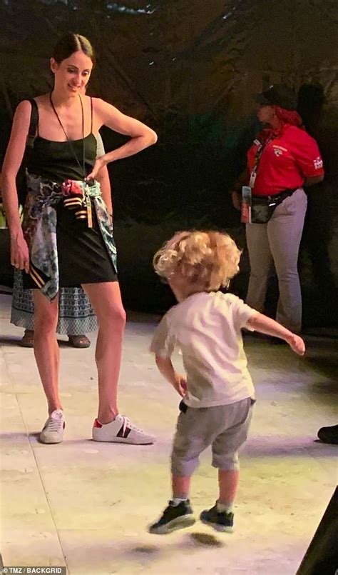 Mick Jagger S Son Devereaux Two Excitedly Dances Backstage As Rolling Stones Star Perform On
