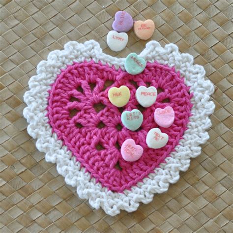 Pdf Granny Heart Superstar Hanging Hearts Valentine Crochet Etsy Uk