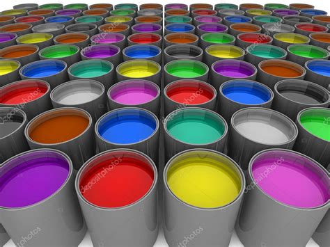 Multi Color Paint Cans — Stock Photo © Aspect3d 2429444