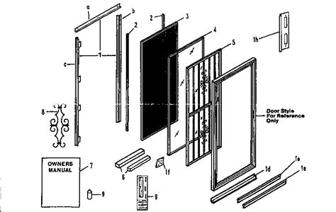 Understanding Sliding Glass Door Parts Diagram Glass Door Ideas