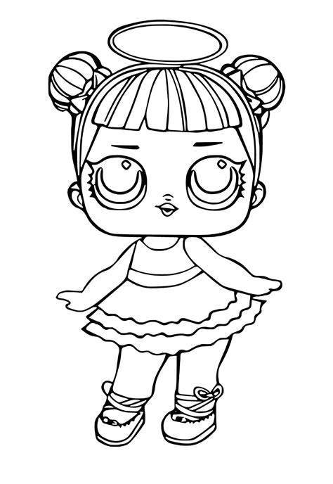 Coloring Pages For Girls Lol Dolls