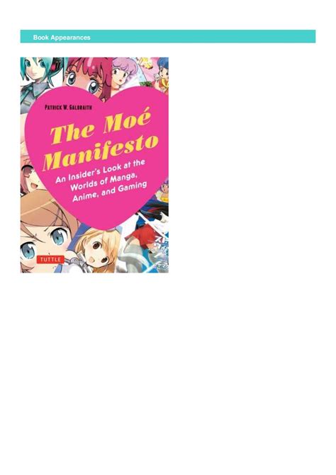 pdf the moe manifesto an insider s look at the worlds of manga anime and gaming fullpages
