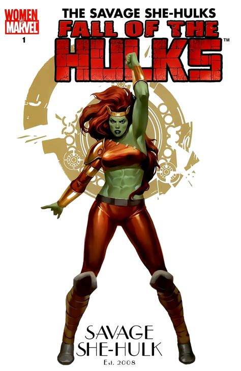 Fall Of The Hulks The Savage She Hulks 1 Women Of Marvel Comic Art