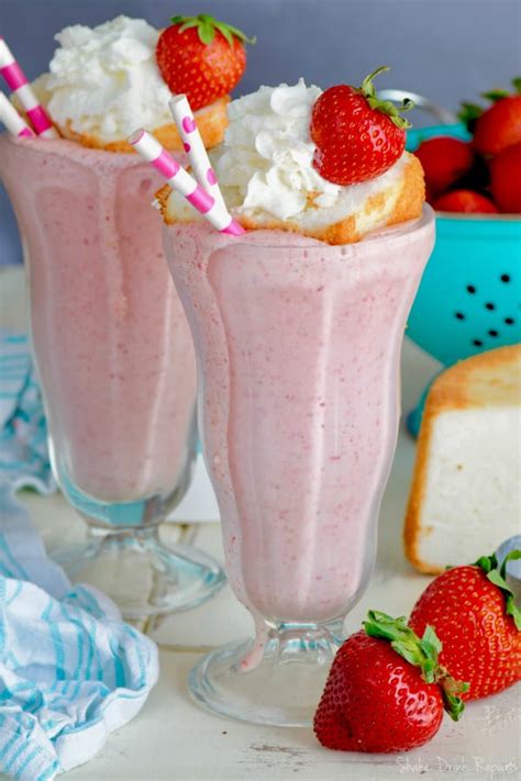 Strawberry Milkshake With Vanilla Ice Cream Recipe Deporecipe Co