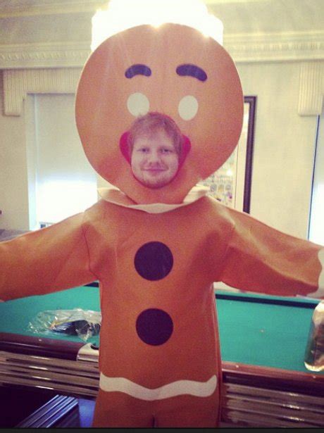 Ed Sheeran Dressed As A Gingerbread Man 35 Things You Never Expected