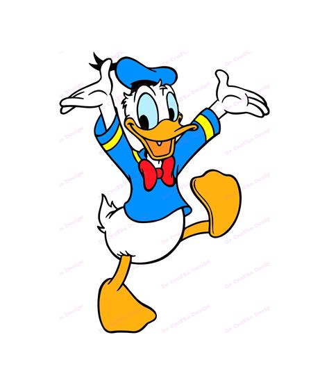 Donald Duck Svg Svg Dxf Cricut Silhouette Cut File Etsy