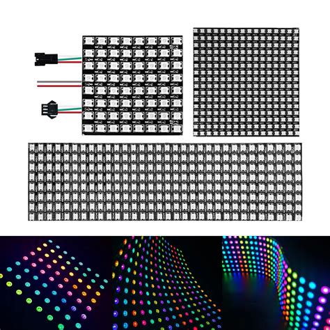 8x32 16x16 8x8 Rgb Ws2812b Sk6812 Led Pixel Panel