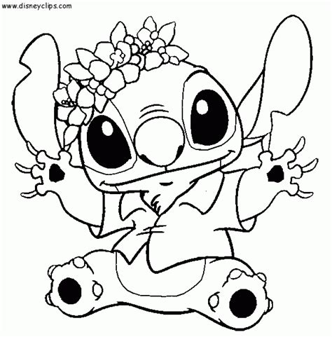 Cute Stitch Character for Coloring - Whitesbelfast.com