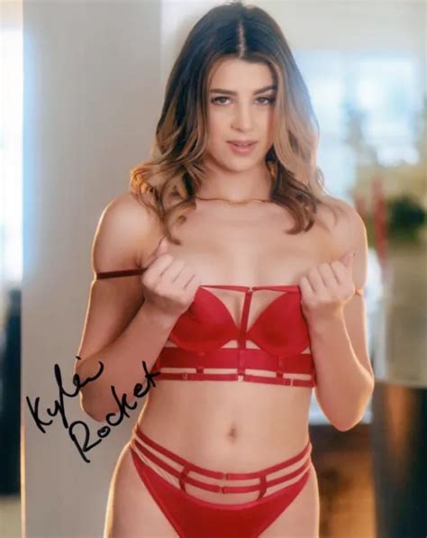 Kylie Rocket Super Sexy Hot Adult Porn Of Model Signed X Photo Coa