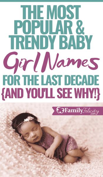 Popular Girl Names That Are Still Trending For Over A Decade Trendy