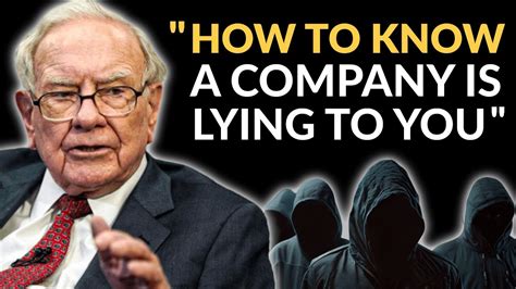 Warren Buffett: How To Know If A Company Is A Fraud - YouTube