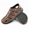 Men's Clarks® Jensen Fisherman Sandals, Brown - 132862, Sandals & Flip ...