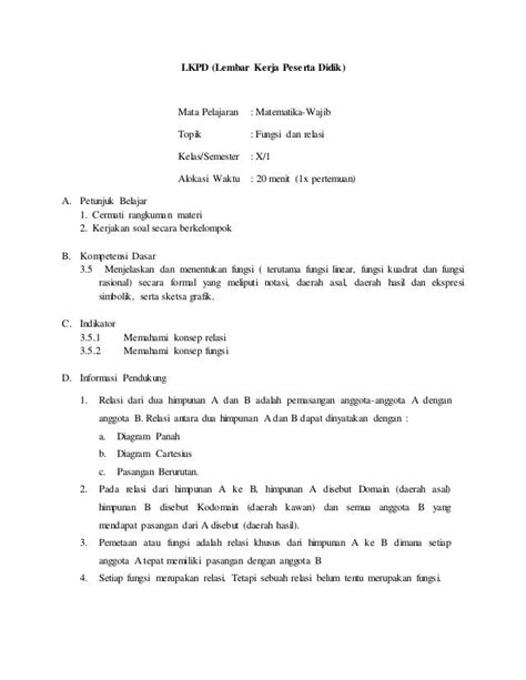 Contoh Lkpd Bahasa Indonesia - Download Contoh Surat Resmi Bahasa Sunda
