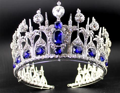 Queen Maximas Sapphire Tiara Royal Jewelry Royal Crown Jewels