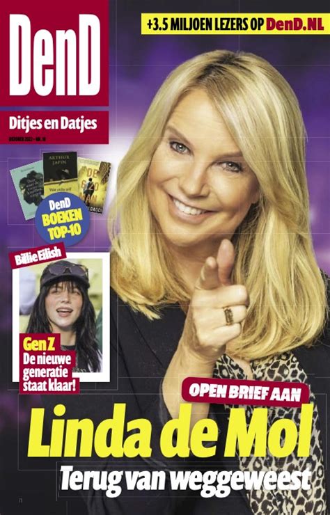 Ditjes En Datjes Magazine Met Linda De Mol En Rob Goossens