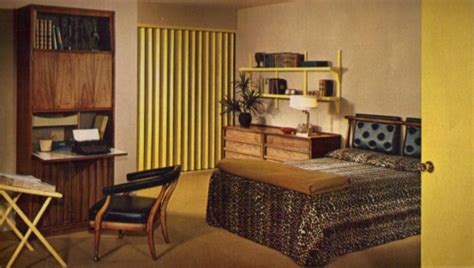 Pin By Sue Rutherford On Mid Century Bedrooms 1960s Interior House
