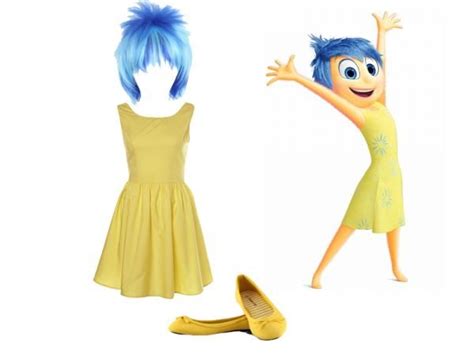 How To Make Inside Out Diy Costumes Inside Out Costume Sew Halloween Costume Joy Costume