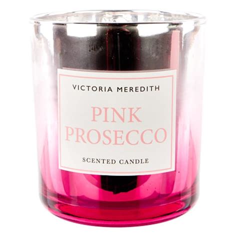 Victoria Meredith Pink Prosecco Scented Candle £299 At Card Factory