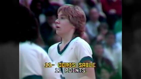 Doris Burke Basketball Game 1983 Youtube