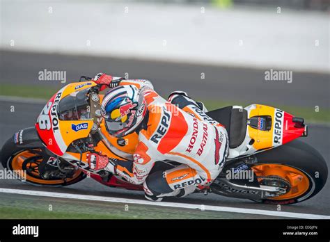 Dani Pedrosa At Maximum Lean Hi Res Stock Photography And Images Alamy