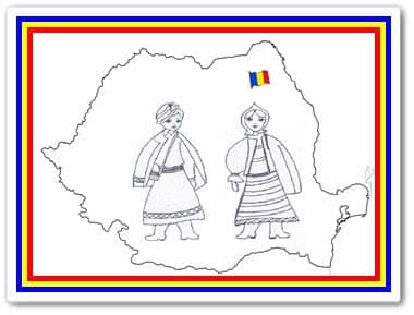 Rōmānus (feminine rōmāna, neuter rōmānum, adverb rōmānē); Planse de colorat pentru copii de 1 Decembrie sau 24 ...