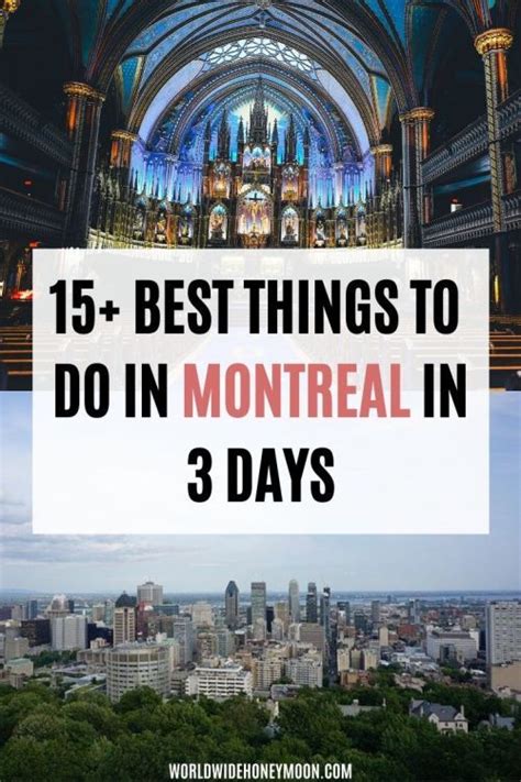 perfect 3 day montreal itinerary montreal travel canada travel montreal vacation