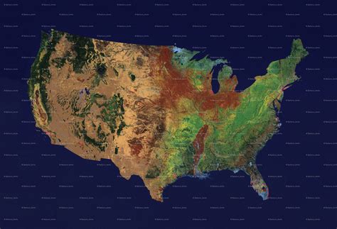 Topological Map Of Us