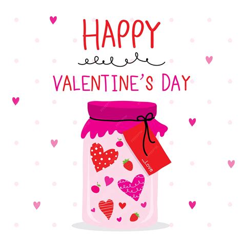 Premium Vector Happy Valentines Day Cartoon Vector