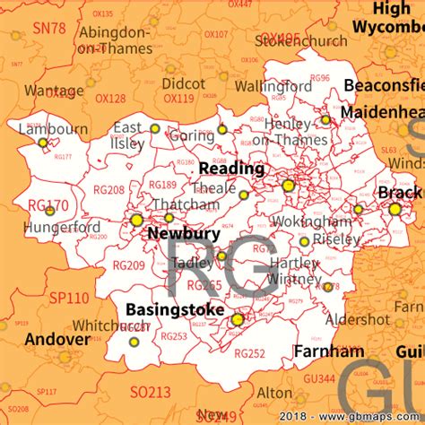 Reading Postcode Area District And Sector Maps In Editable Format