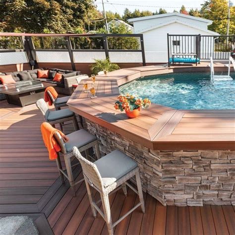 Cool 30 Unusual Diy Outdoor Bar Ideas On A Budget Above Ground Pool