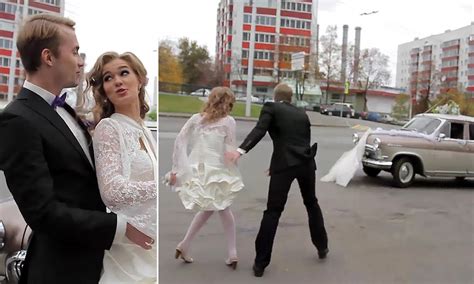 Russian Bride Left Distraught After Her Wedding Gown Is Ripped Off By