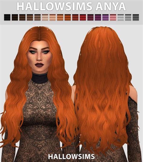 Sims 4 Ccs The Best Anya Hair By Hallowsims