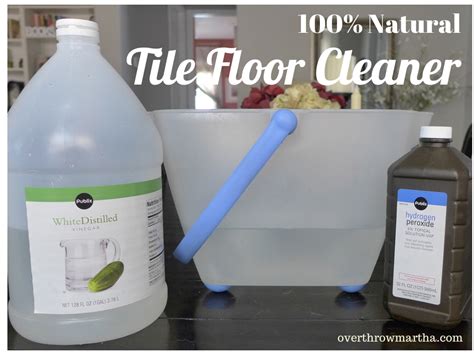 Sweep and vacuum the floor daily: All natural Tile Floor Cleaner #DIY #Greencleaning | Tile ...