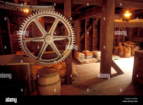 Bale Grist Mill State Historic Park Napa County California Stock Photo