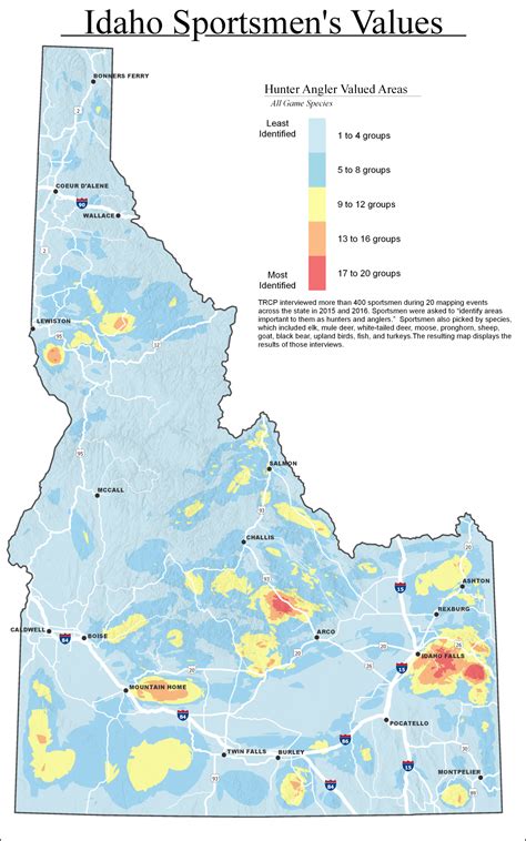 Idaho - Sportsmen's Value Mapping | Theodore Roosevelt ... Would love to see a global, interactive map that you can rewind and see how population density has changed over the years.