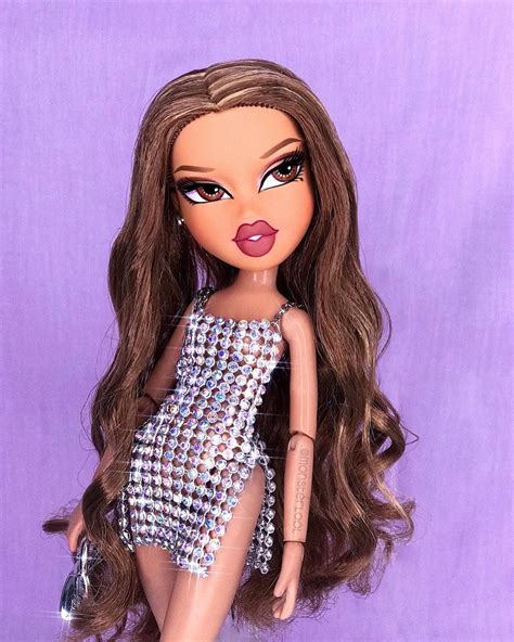 A collection of the top 45 bratz wallpapers and backgrounds available for download for free. Image may contain: one or more people | Black bratz doll ...