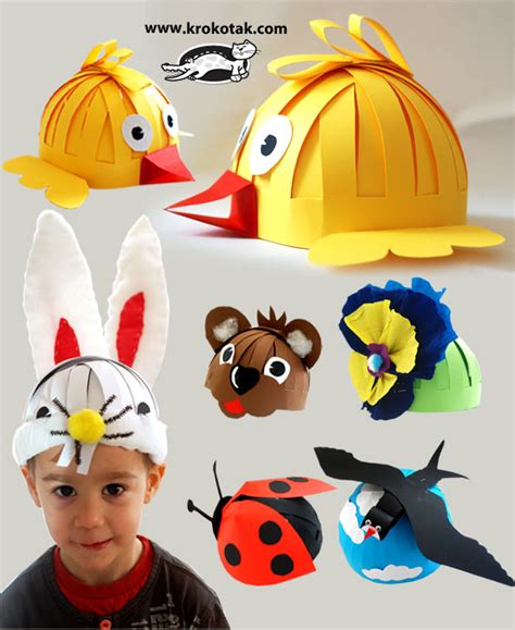 35 wild and wonderful hats for babies, k. krokotak | Masks (hats) for kids