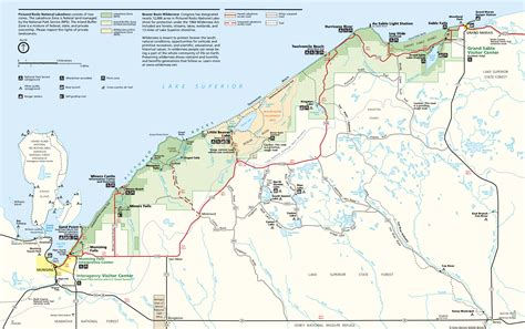 Pictured Rocks Maps Just Free Maps Period