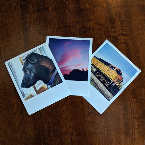 Polaroid Style Prints Star Photo Digital Arts Photo Scanning Home