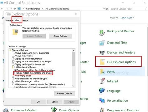 How To Show Hidden Files And Folders In Windows 10 Make Tech Easier